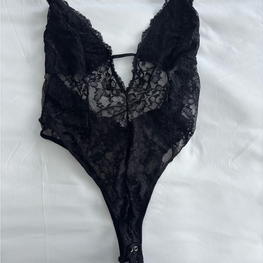 Garage Black Lace Bodysuit NEVER WORN
